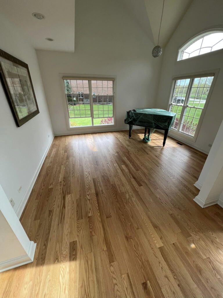 Sanding Hardwood Floor in Long Grove/ Kildeer Illinois