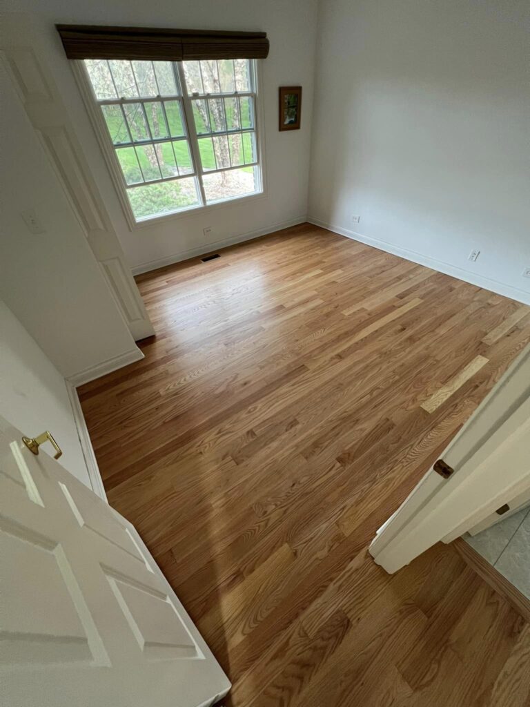 Sanding Hardwood Floor in Long Grove/ Kildeer Illinois